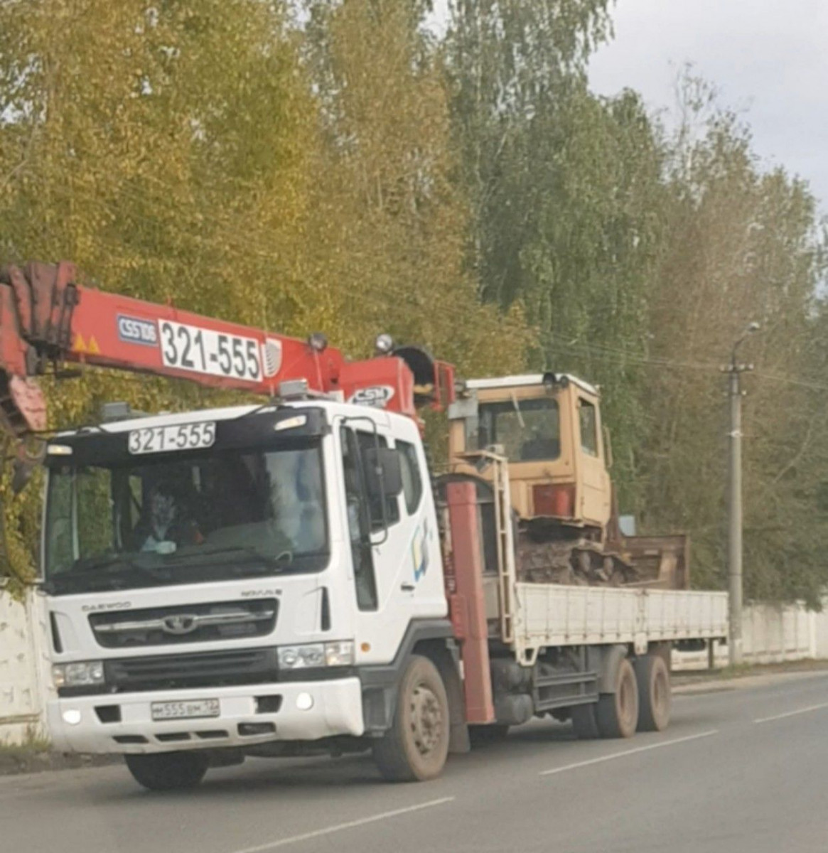 Новости Спецпарк 24 в Ставрополе: Перевозка трактора манипулятором